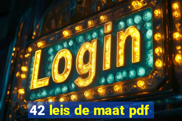 42 leis de maat pdf